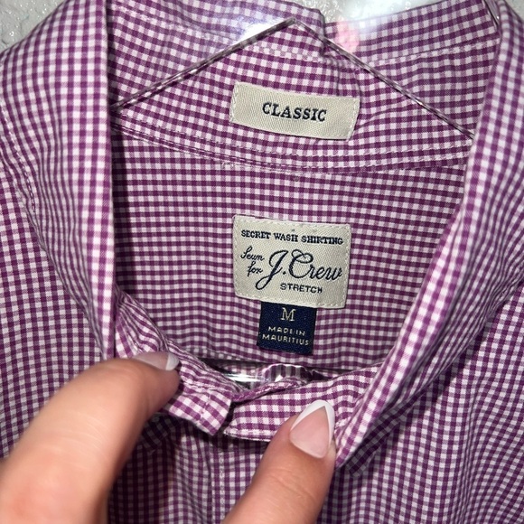 Men’s J.Crew Plaid Classic Stretch Long Sleeve Button Down Collared Top - Picture 5 of 7